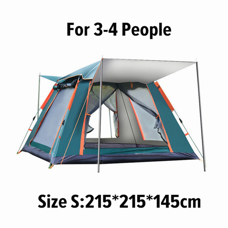 2.4m*2.4m 5-8 person Automatic Tent Outdoor Foldable Camping Tents UV Resist Camp Auto Khemah Camping Tidur 防雨防晒帳篷