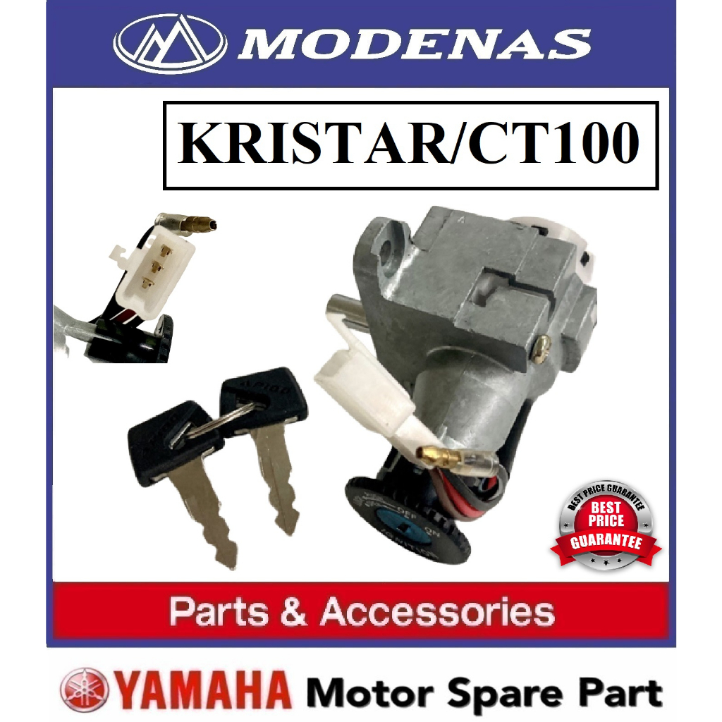MODENAS KRISTAR / CT100 MAIN SWITCH SET 0 KUNCI SUIS SUIZ MAINSWITCH CT ...