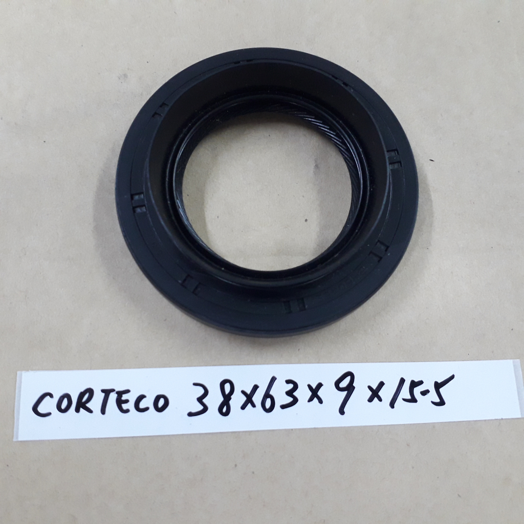 (1PCS CORTECO 38x63x9x15.5) (LEFT KIRI) DRIVE SHAFT OIL SEAL FOR TOYOTA