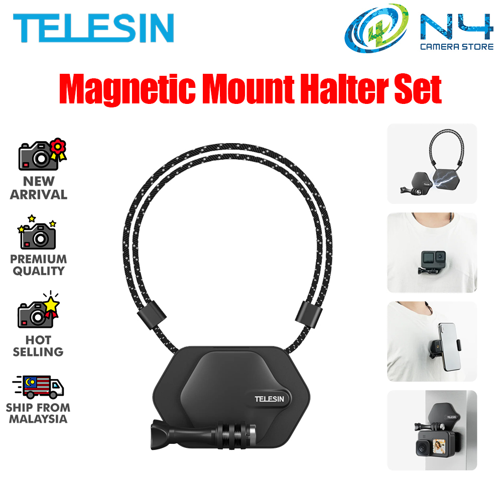 TELESIN Magnetic Action Camera Quick Release Bracket MMK-002 Gopro ...