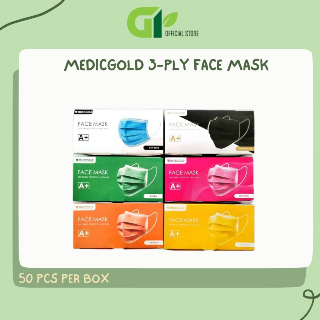 [GY Office] Mediplus/Medicgold Disposable Protective Face Mask (3 Ply