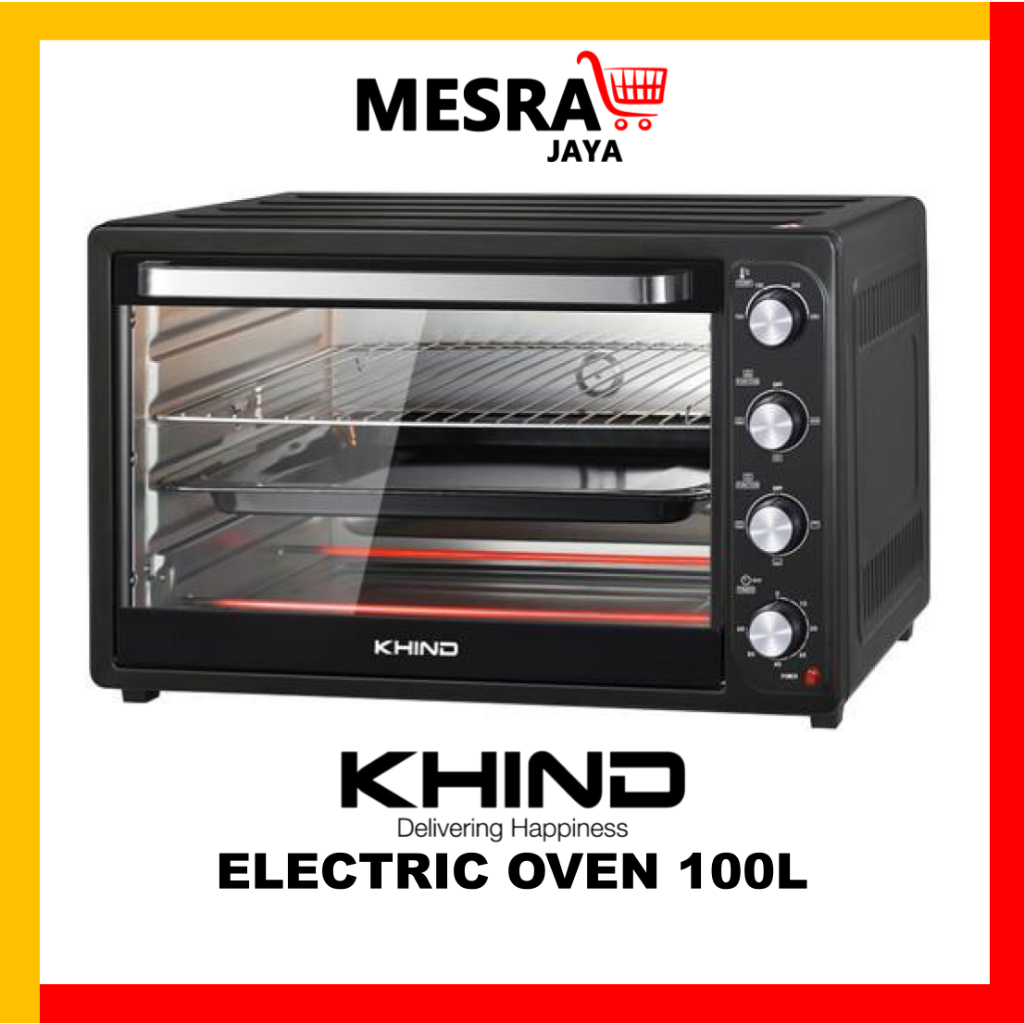 KHIND ELECTRIC OVEN OT100E 100L BIG CAPACITY KETUHAR ELEKTRIK MUATAN
