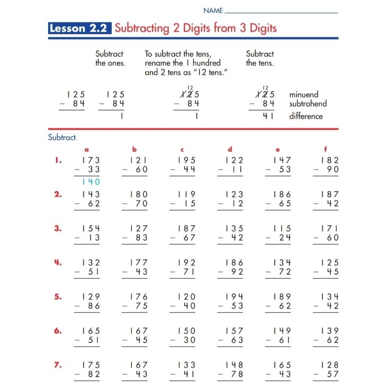 [SS216] Practice Math Worksheet for Grade 1 to 8 Printable Mathematics ...