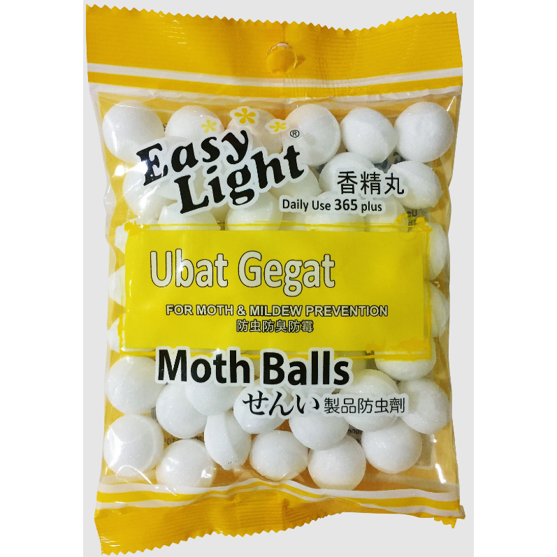 EASYLIGHT Ubat Gegat / Moth Balls 200gm (White/Putih) | Shopee Malaysia