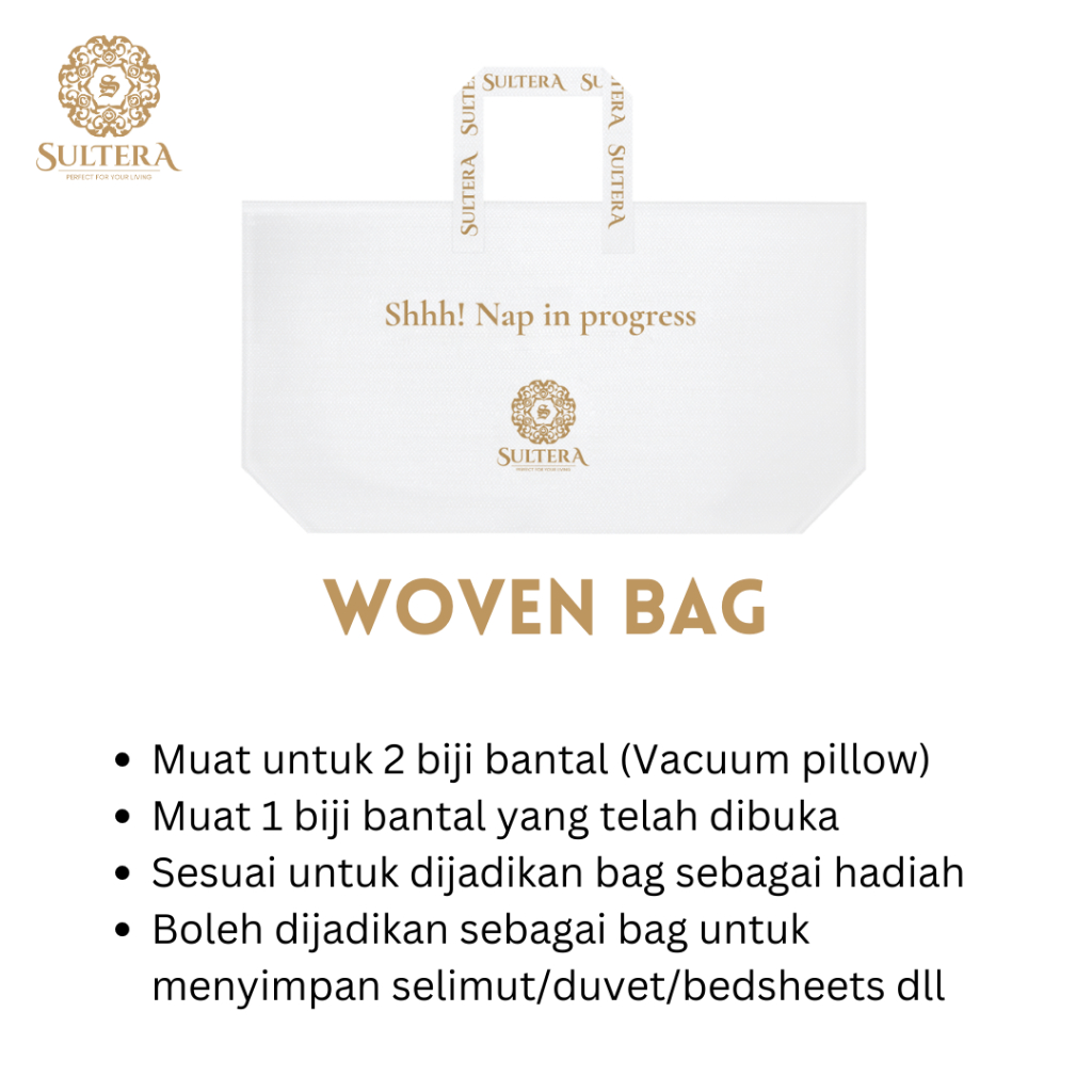 Luxury Woven Pillow Bag The Sultan Beg Bantal Exclusive | Shopee Malaysia