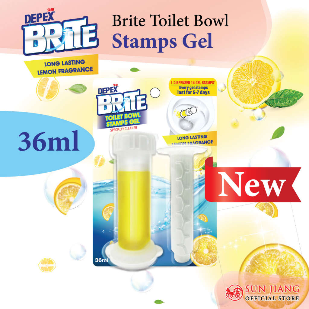 Depex Brite Toilet Bowl Stamps Gel 36ML Shopee Malaysia