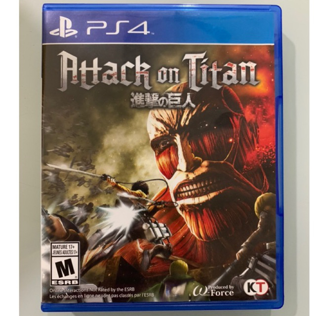 PS4 Attack On Titan 1 AOT 1 English Version (Used) Shopee Malaysia