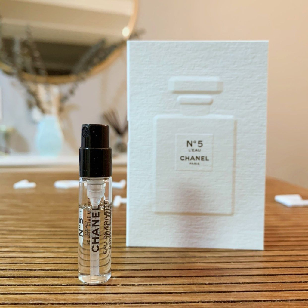 Chanel No 5 L'Eau 1.5ml 2ml Vial Fragrance [ 5号之水] 香水小样试用旅行装Perfume Sample