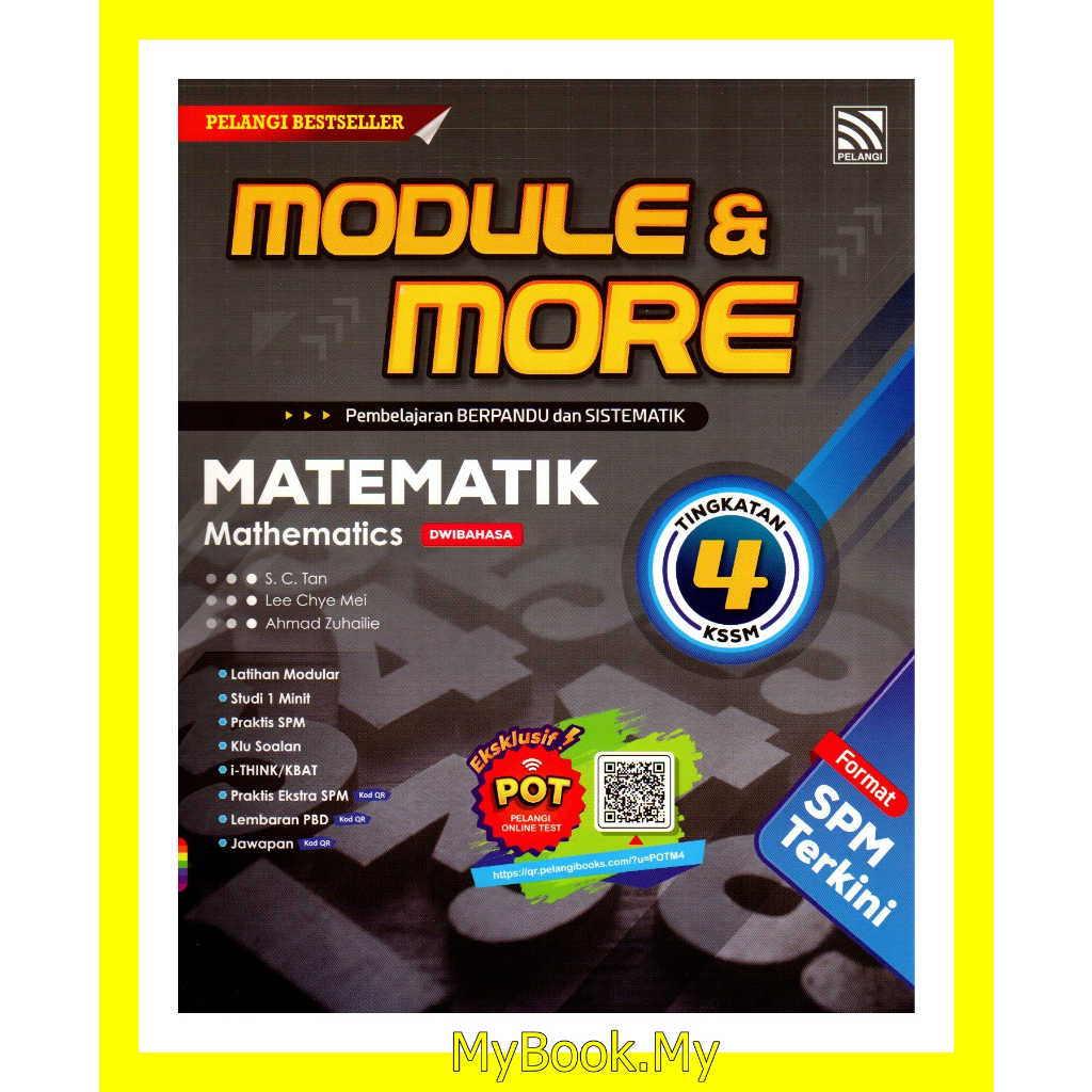 *BARU* MyB Buku Latihan : Module & More KSSM Tingkatan 4 - Matematik ...