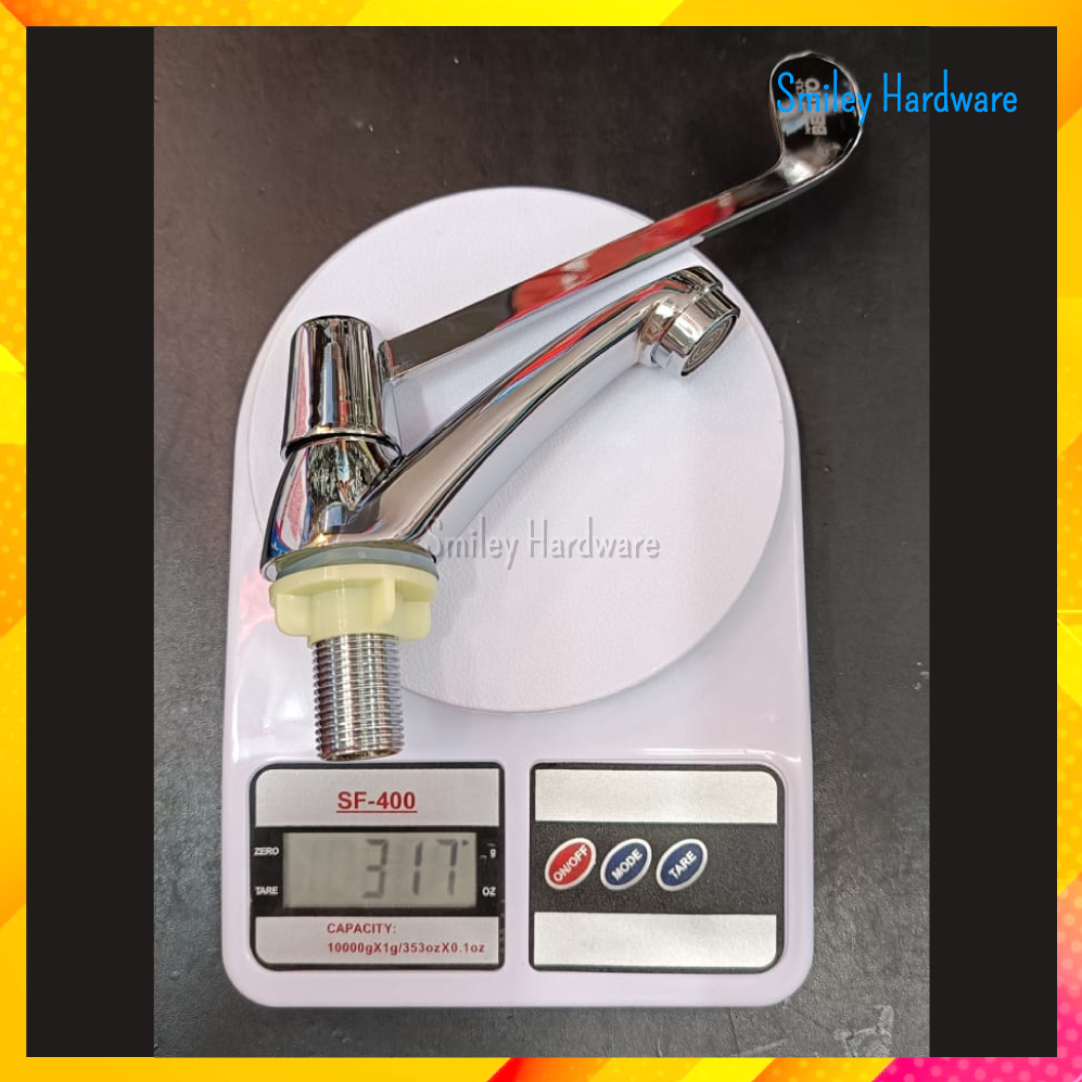 BESUTO 1/2" 15mm Extended Single Lever Medical Pillar Mounted Long