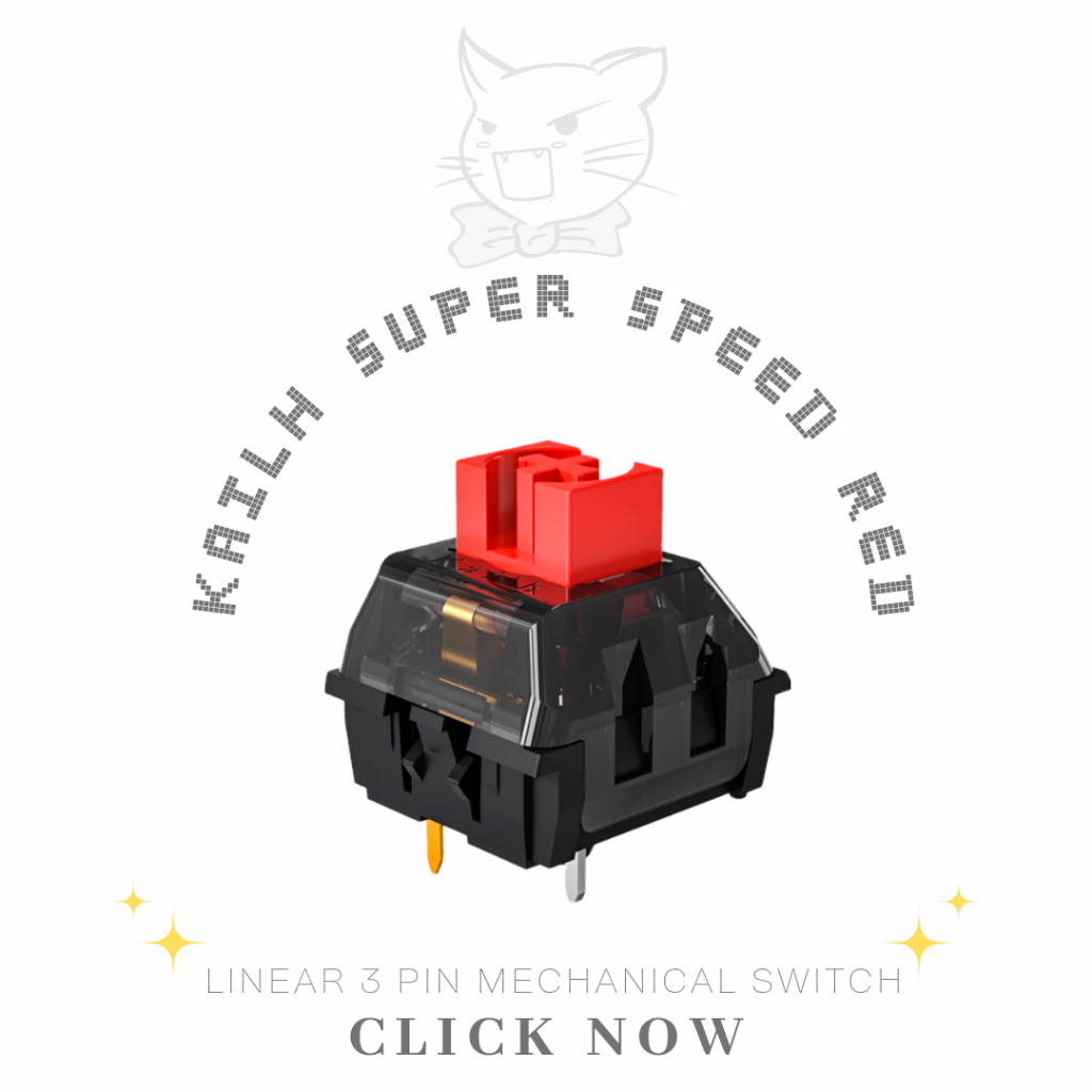 Kailh Super Speed Red 3 Pin Linear Switch for MX Mechanical Gaming ...