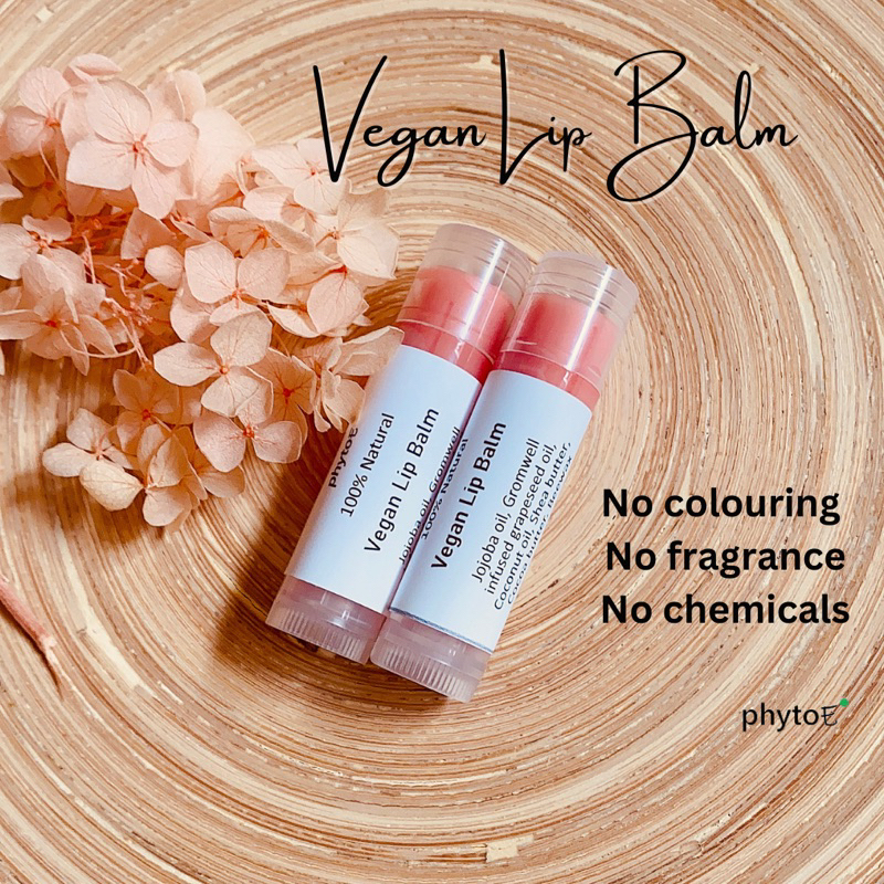 phytoE Vegan Lip Balm/Lip Care/Lip Treatment 100 natural, Dry/Cracked