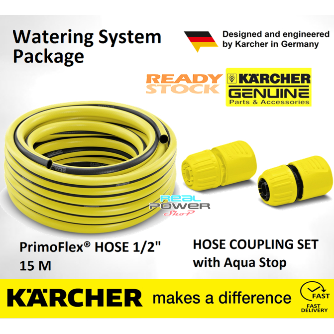 KARCHER 20 METER PRIMOFLEX HOSE REEL FREE STANDING OR WALL MOUNTED 2.645-281.0