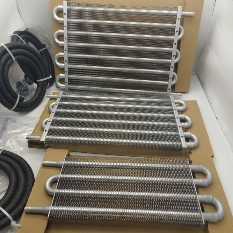 Universal Transmission Fluid Cooler Atf Auto Gear Oil Cooler 4 / 6 / 8