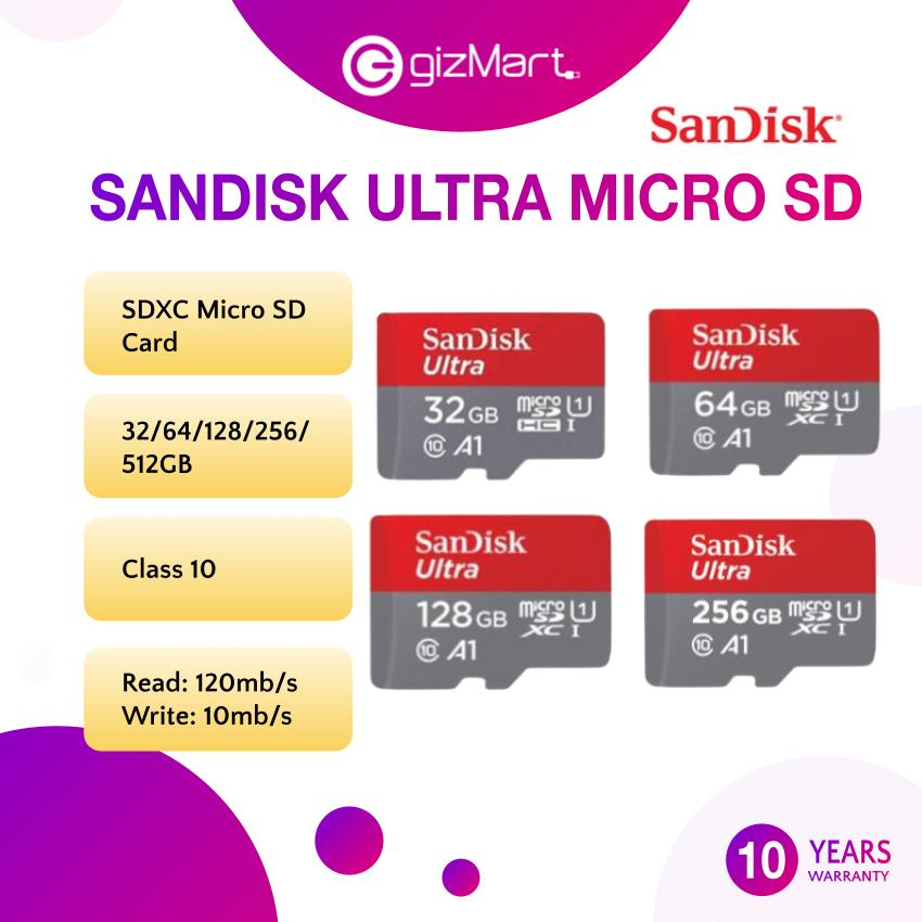 SANDISK NINTENDO SWITCH Memory Card micro SD SDHC 512GB 256GB 128GB 64GB  LOT
