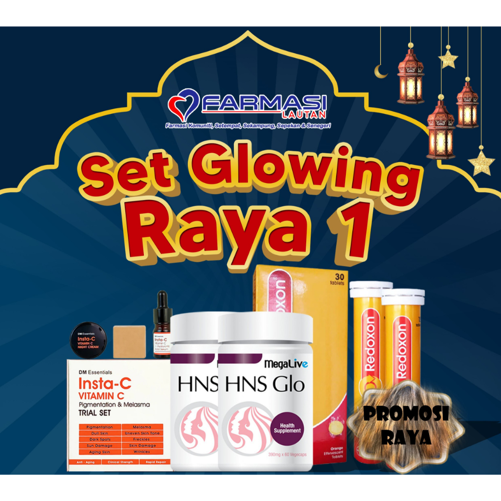 Set Glowing Raya Skin Brightening Shopee Malaysia