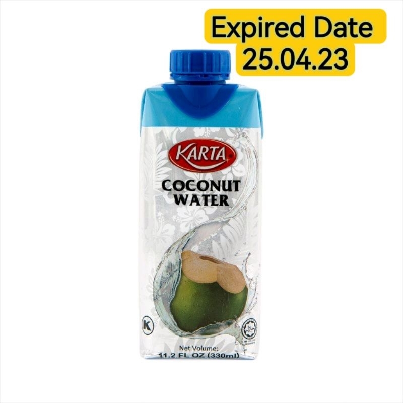 [TKM] Karta Coconut Water 330ml Shopee Malaysia