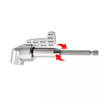 2 Sets 1/4 Inch 105 Degree Angle Extension Bit Holder | Hex Shank Screwdriver Adapter For Tight Spaces