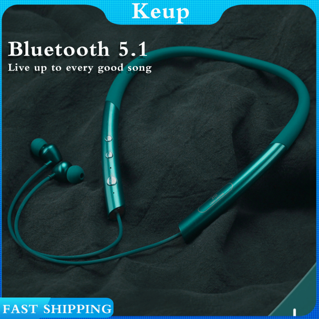 Bluetooth Earphone Wireless Stereo Headset Neckband Sport Earbuds  Magnetic Jogging Headphones