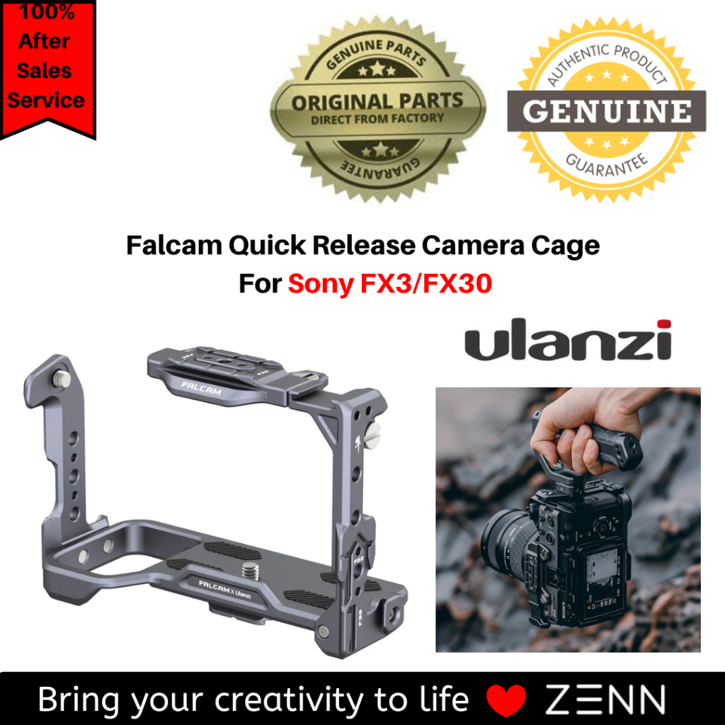 Falcam 2823 Quick Release Camera Cage for Sony FX3/FX30 Shopee Malaysia