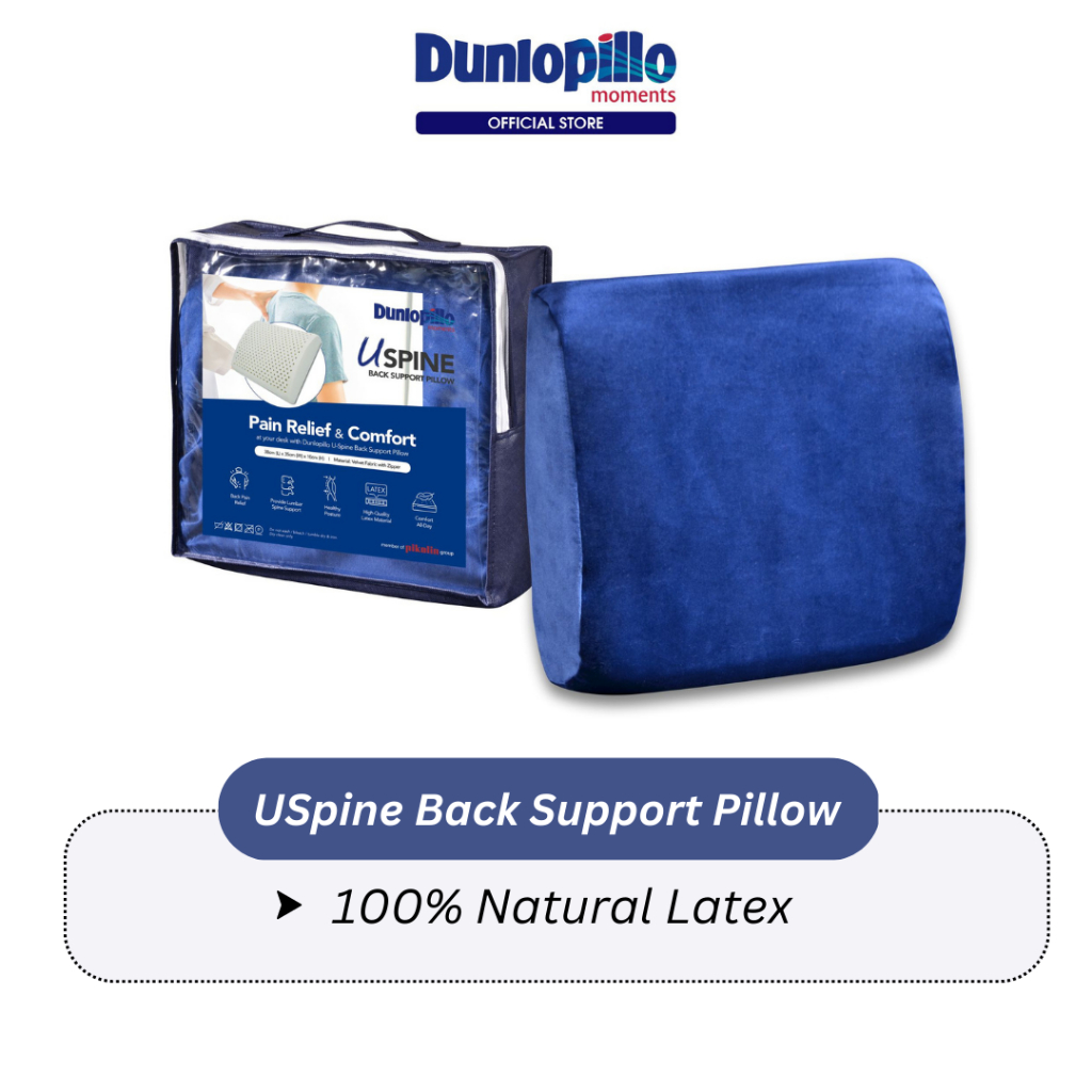 DUNLOPILLO USpine Back Support Pillow Shopee Malaysia