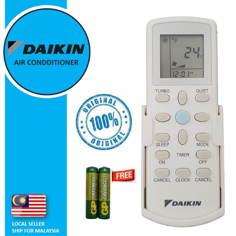 ORIGINAL DAIKIN AIR COND REMOTE CONTROL Shopee Malaysia
