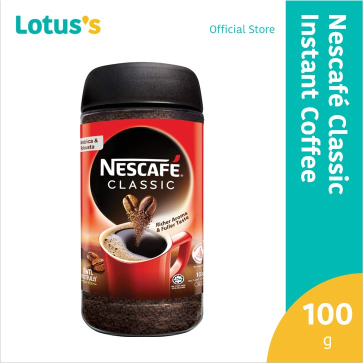 Nescafe Classic Instant Coffee (100g) | Shopee Malaysia