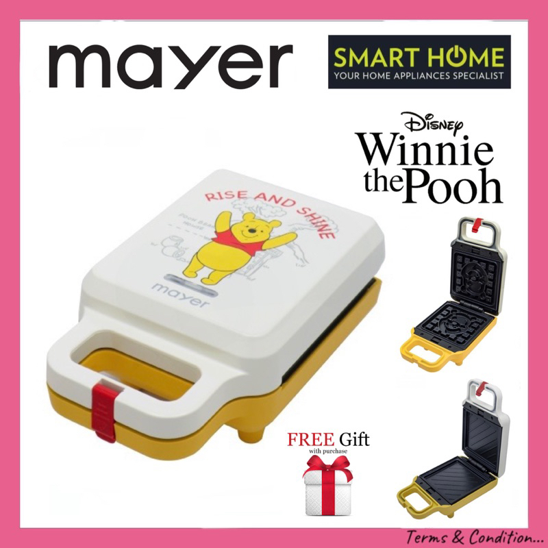 Disney x Mayer Everyday with Pooh Sandwich & Waffle Maker MMSWM10PH