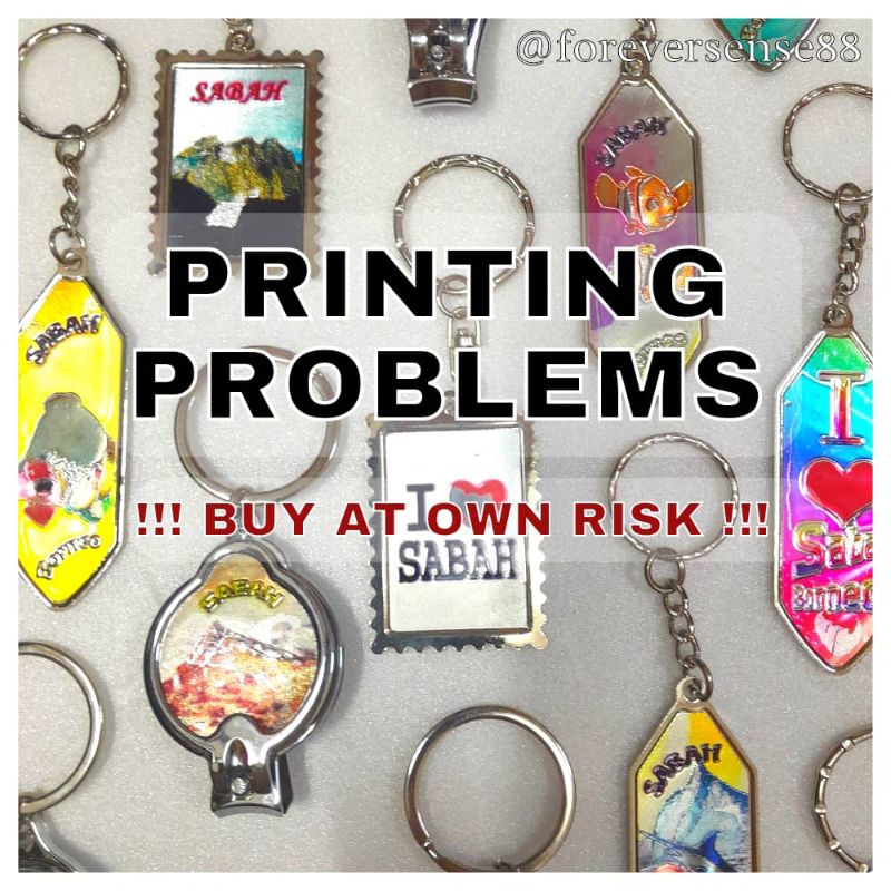 Sabah Borneo Metal Nail Clipper + Bottle Opener Keychain || Gantungan ...