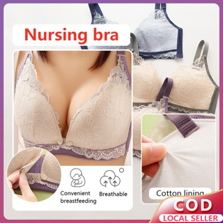 Maternity Cotton Nursing Bra Breastfeeding Bras Pregnant Women Underwear  Color Wireless Padded Feeding Brassiere Clothes - AliExpress