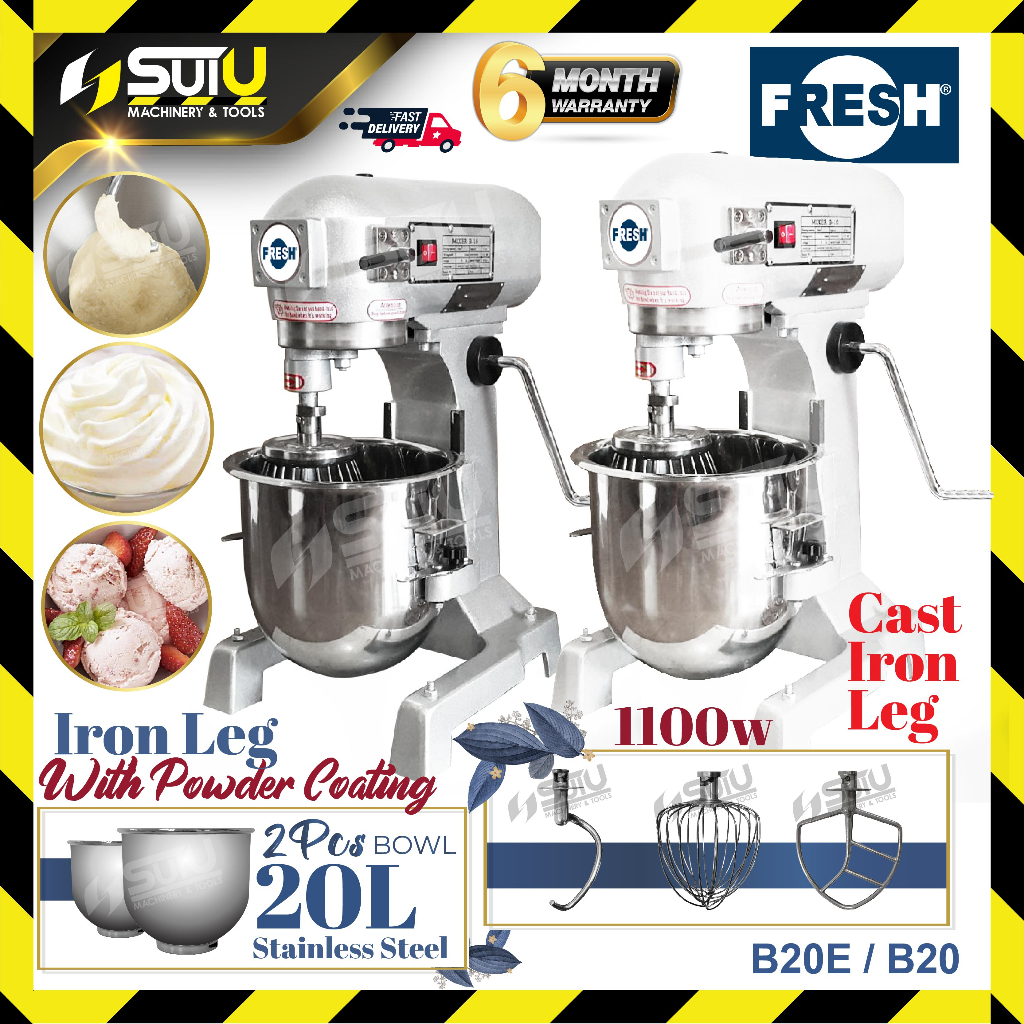FRESH B20 / B20E / B20E 20L Universal Stand Mixer / Food Mixer 1100W