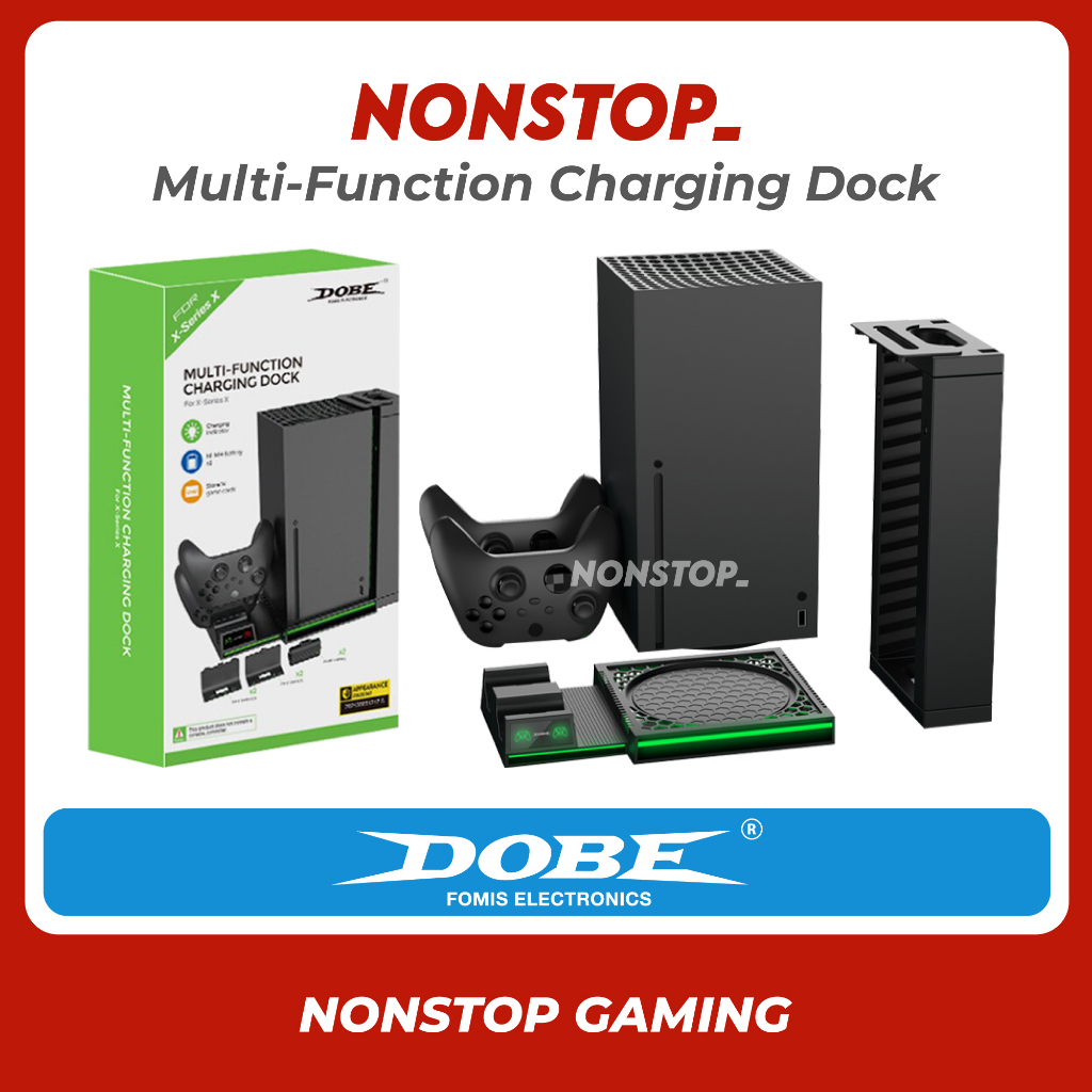 DOBE XBOX Series X Multi Functional Charging Stand Charge Dock Game