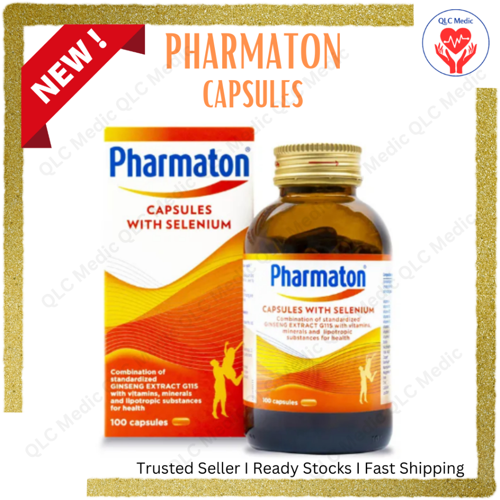PHARMATON CAPS 100S multivitamin with Selenium [EXP 08/24] Shopee