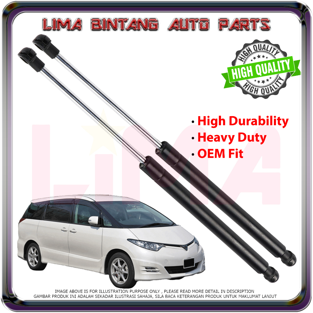 Toyota Estima ACR50 Rear Bonnet Damper Absorber Heavy Duty | Shopee ...