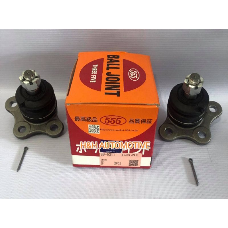 555 Japan Ball Joint Set Top Upper for Isuzu DMax 4WD Trooper UBS69 (3