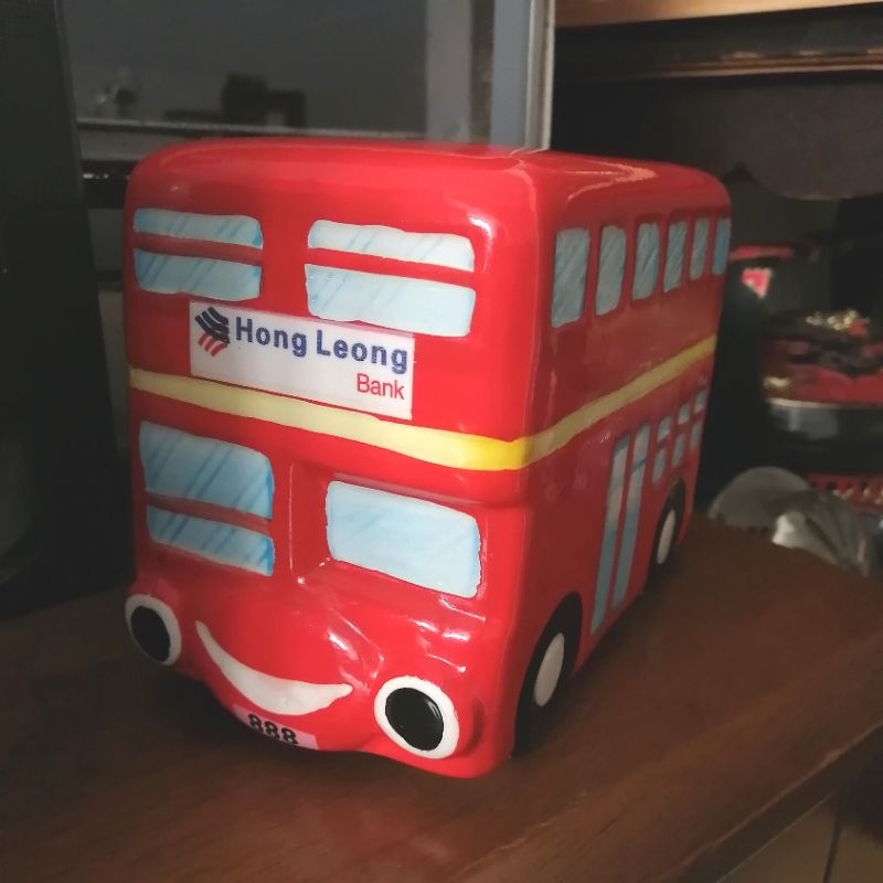 (New Old Stock) Hong Leong Bank Coin Bank (Ceramic) Shopee Malaysia
