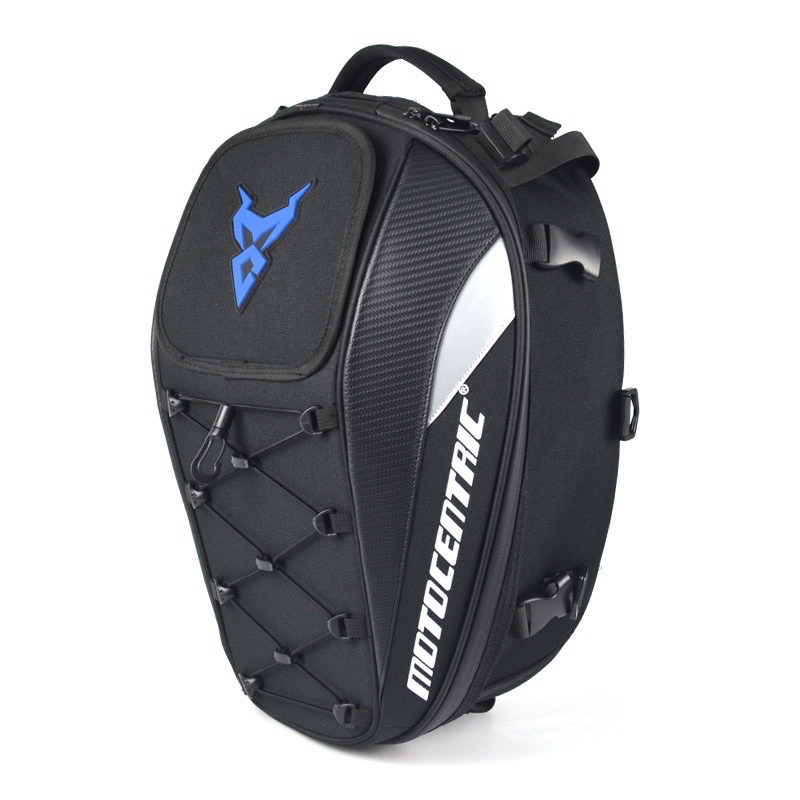 Motorcycle Tail Bag Multifunction Back Seat Bag Racing Riding Backpack ...