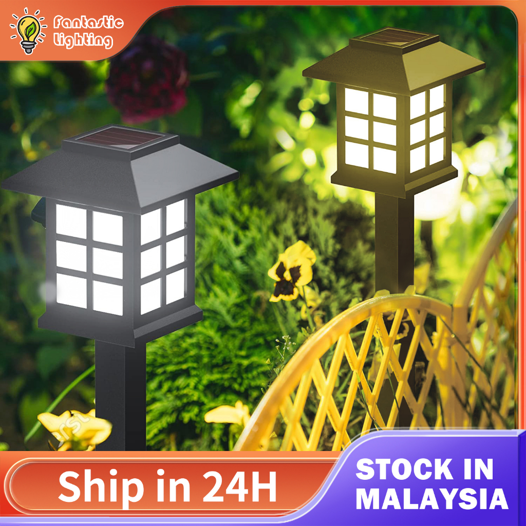 Outdoor Lampu Raya Solar Pathway Lights Garden Decoration Lampu