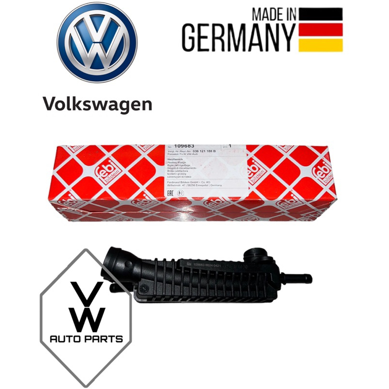 ( 100% FEBI GERMANY ) HEATER PIPE BREATHER VALVE VW VOLKSWAGEN POLO ...