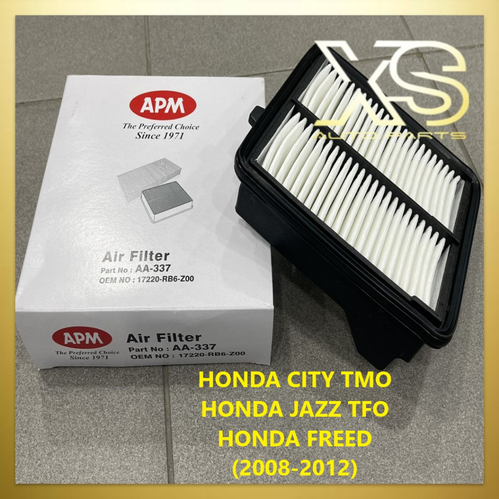 ( 100 ORIGINAL APM ) HONDA CITY TMO JAZZ TFO FREED AIR FILTER ( AA337