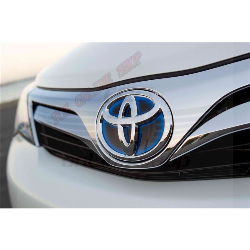 Toyota Emblem Logo Genuine Badge BLUE HYBRID 100MM X 70MM | Shopee Malaysia