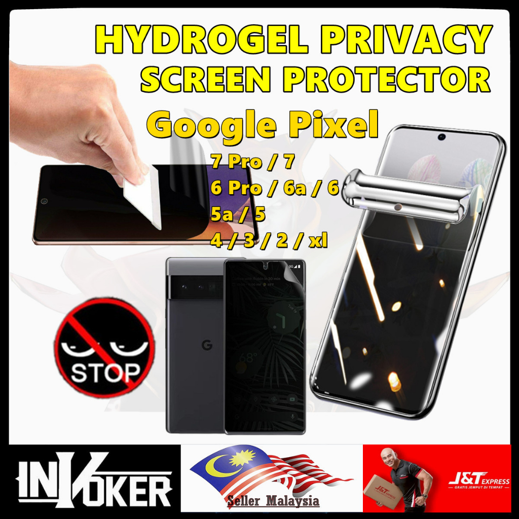 4x Protezioni Idrogel Antispia Per Google Pixel (6/7/8/9/Pro/XL) – Pellicola Morbida Full Coverage - Foto 4