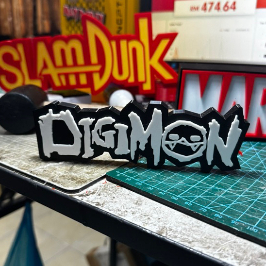 Digimon Logo Ver 3 (3D desk Decoration) | Shopee Malaysia