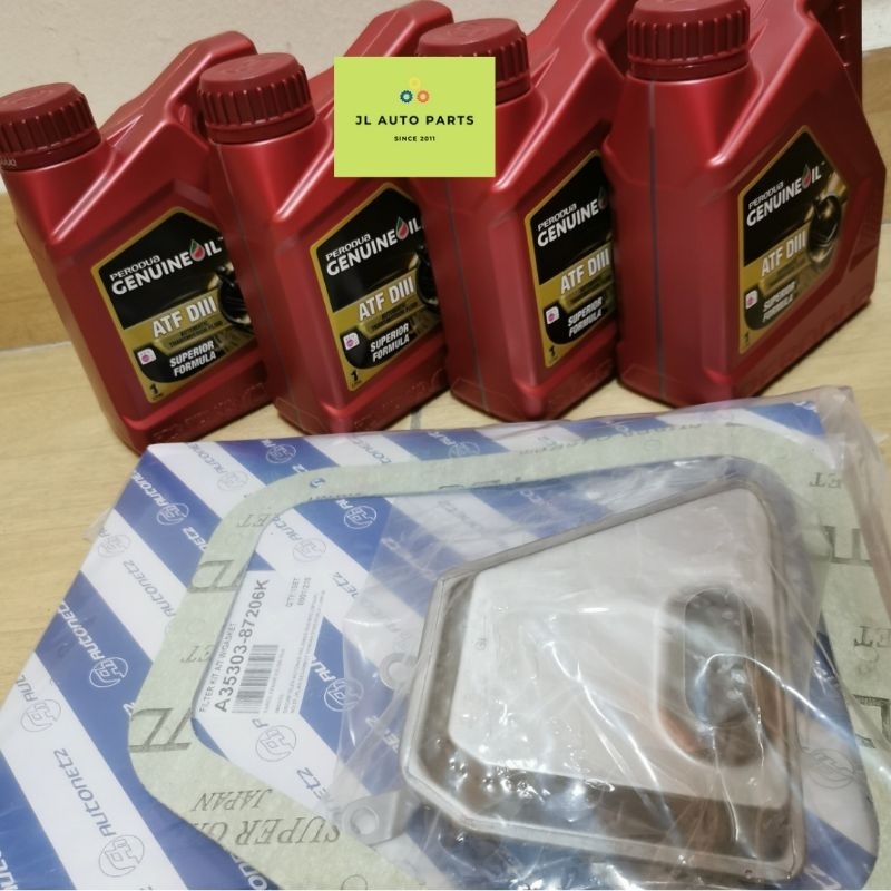 *NEW PACKING*ATF Gearbox Service Set(Oil+Filter) ATF D3 + Auto filter