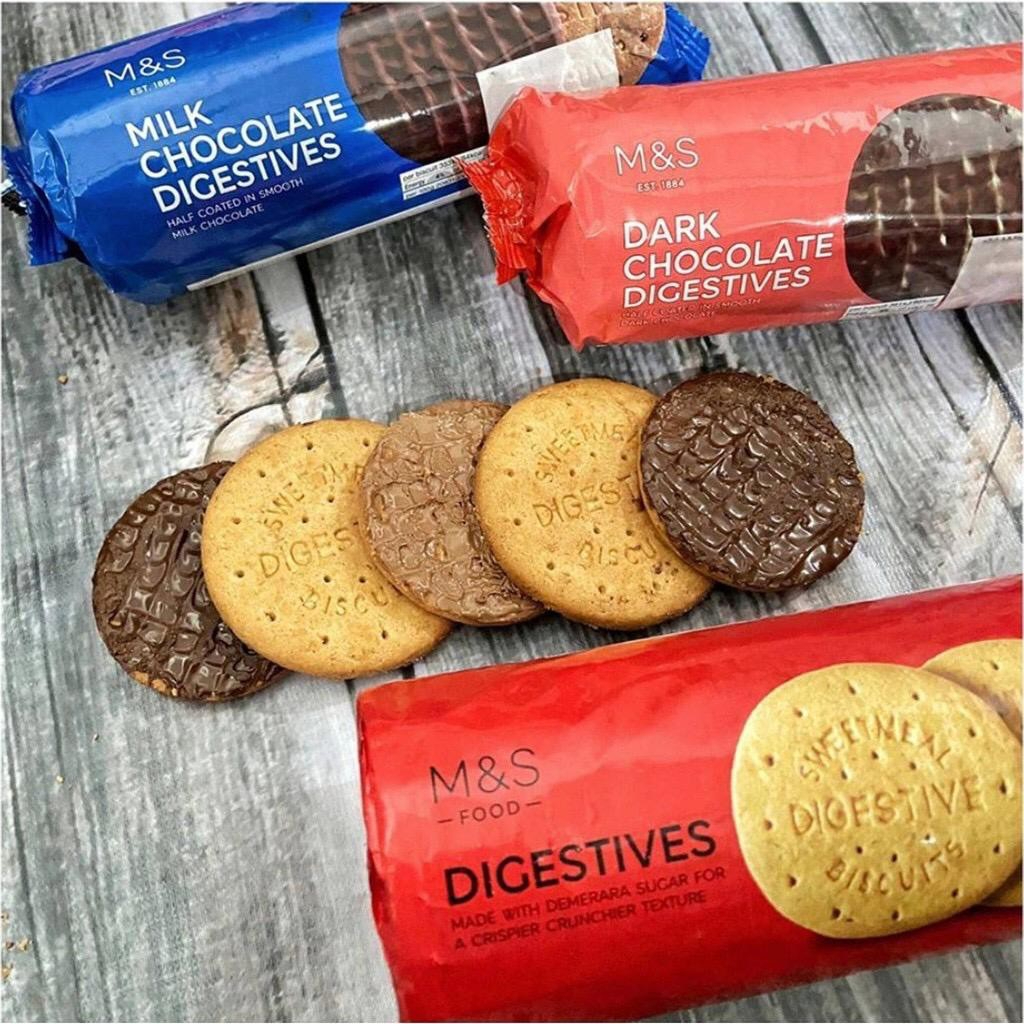 Plain Milk Chocolate Dark Chocolate Digestives Biscuits 400g Shopee