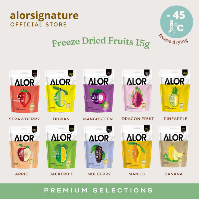 ALOR Mini Pack of Nutritious Freeze-Dried Fruits (15 g) - Your Perfect ...