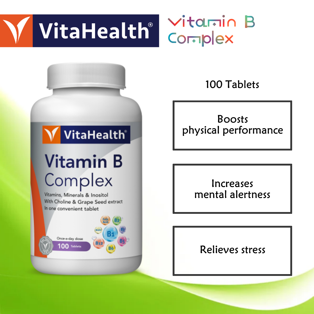 VitaHealth Vitamin B Complex 100's | Shopee Malaysia