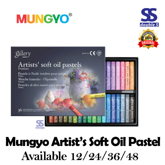 Mungyo Gallery Artist Grade Soft Pastel (Pastels Set of 12, 24, 36