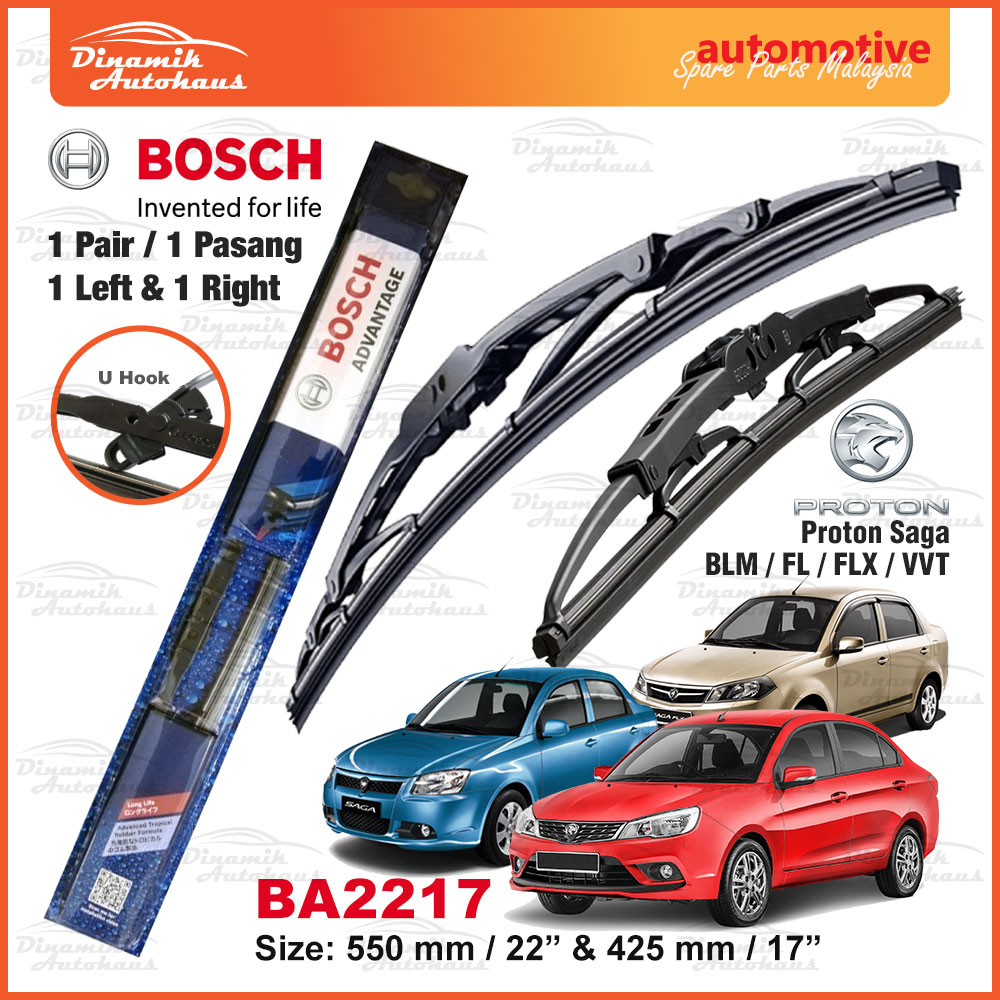 Proton Saga BLM / FL / FLX / VVT Car Front Windscreen Wiper Size 22