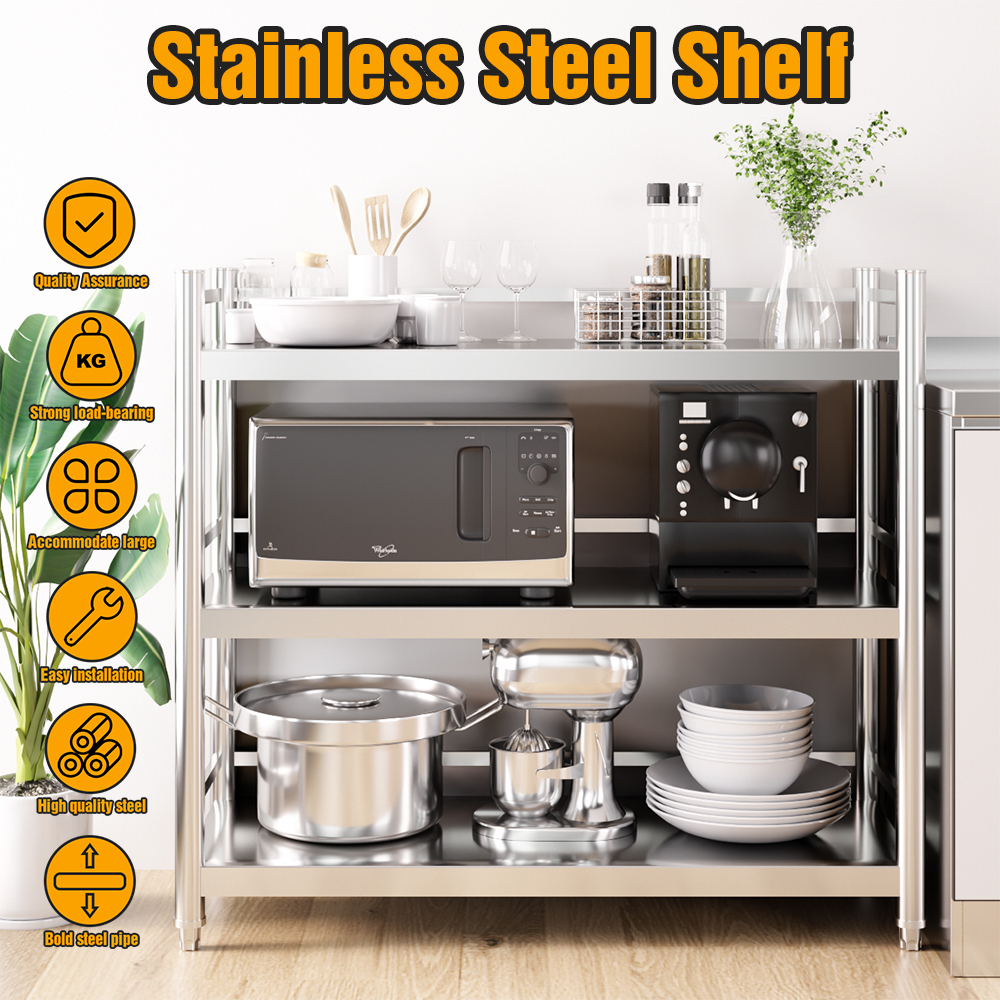304Stainless Steel Rack Kitchen Rack Multipurpose Storage Rack Shelf